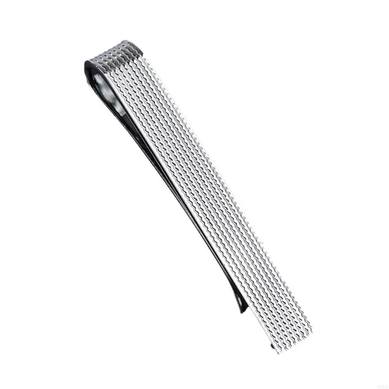 C9GE Men's Tie Clip For Business Meetings Uniform Suit Accessory Neckwear Tie Clasp for Graduates Interviews Necktie Bar