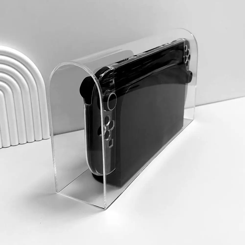 For Nintendo 2 Transparent Acrylic Dust Cover Anti Acrylic Covers Waterproof Guard Cover Hard Scratch Dust Accessori G1F5