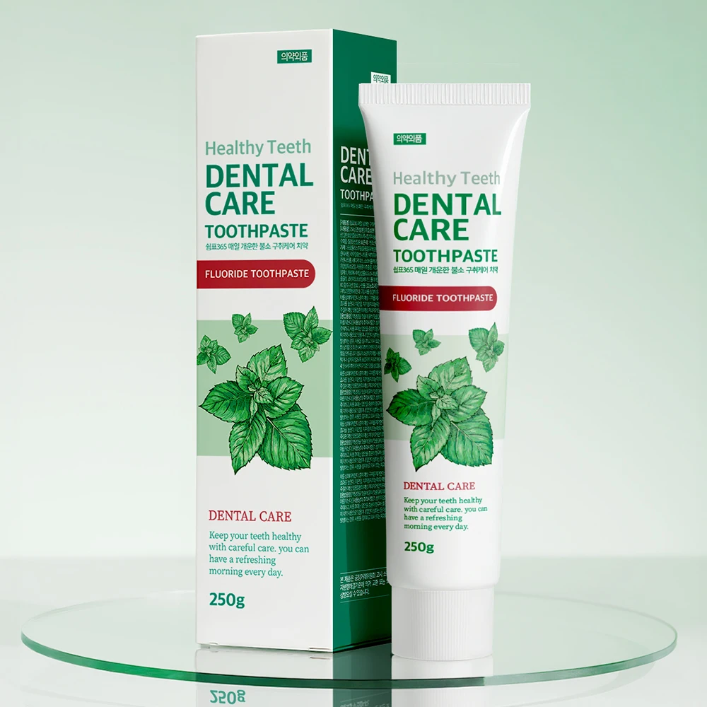 معجون أسنان Comma365 Daily Fresh Breath Fluoride 250 جرام × 8 عبوات كبيرة الحجم، إزالة رائحة الفم الكريهة، إزالة رائحة الفم، إزالة الجير #2