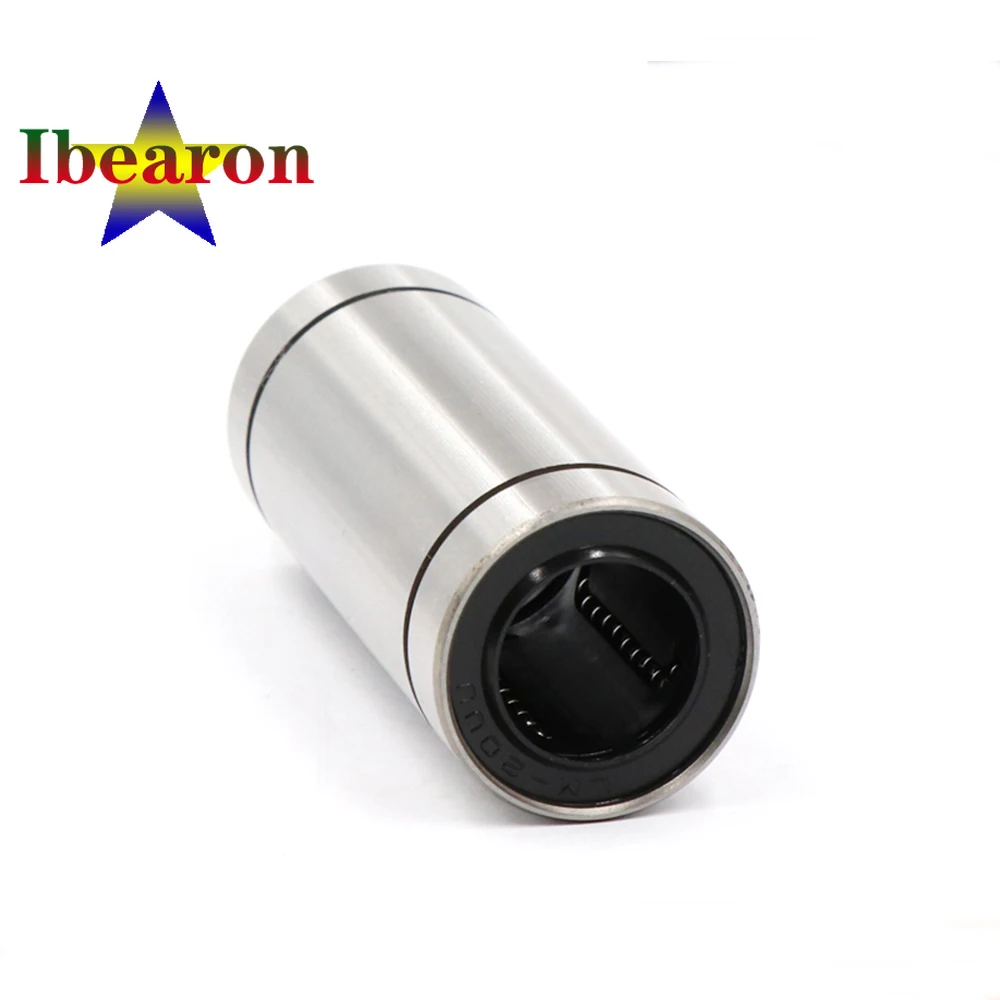 1PCS LM25LUU LM30LUU Double Type Linear Motion Ball Bearing Seals On Both Side High Precision And Rigidity Resin Retainer