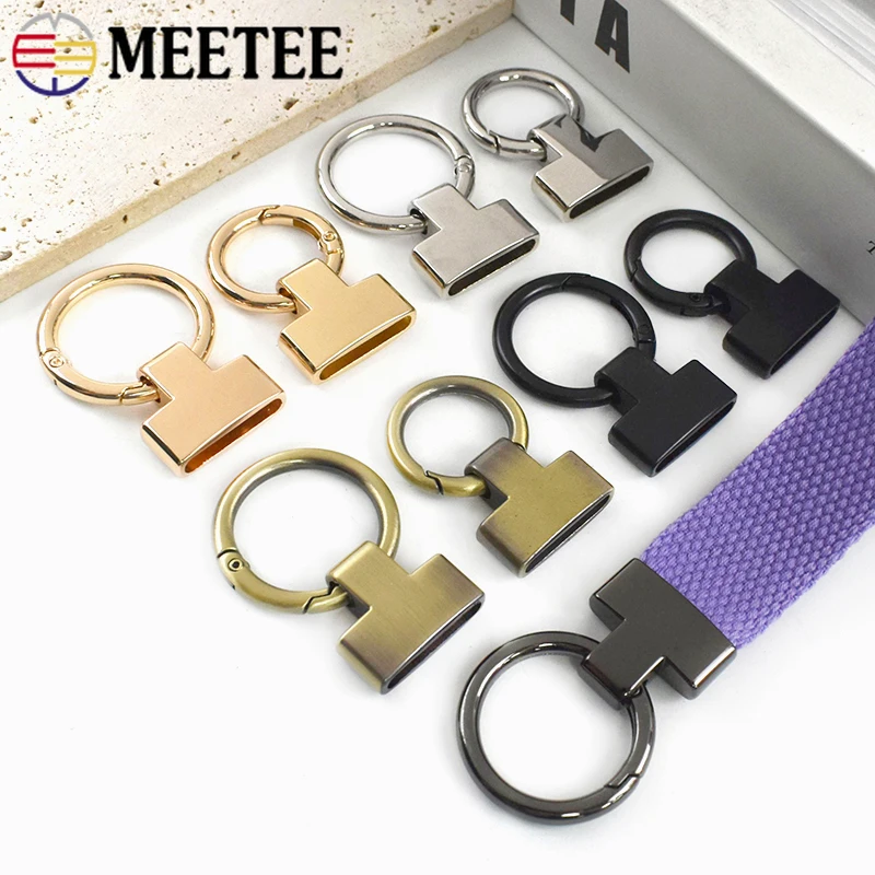 

5/10Pcs Meetee 20/25mm Metal Buckle Bag Side Clip Handbag Chain Hanger Hook O Ring Spring Buckles DIY Accessories for Handbags