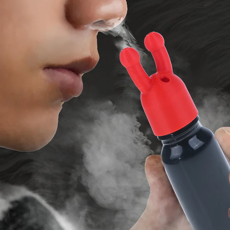 Inhalateur d'huiles essentielles anti-fuite, mini inhalateur d'huiles essentielles et de parfums, flacon distributeur avec bouchon rouge, inhalateur d'huiles essentielles