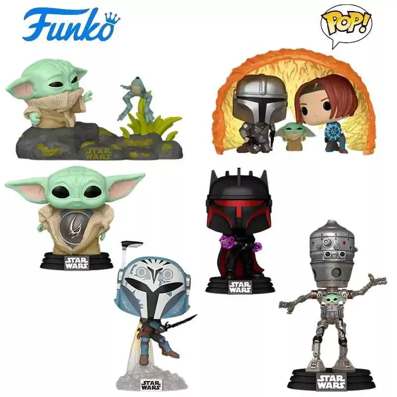 Funko Pop Star Wars Mandalorian Action Doll Series Yoda Bo Katan Kryzegovernor gideon Doll Model Desktop Decoration Toy Gift