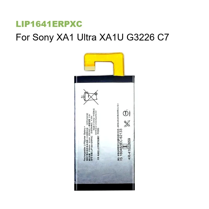 Battery For Sony XA2 L2 Dual H4311 H3311 XA1 Ultra XA1U G3226 C7 LIP1654ERPC LIP1641ERPXC
