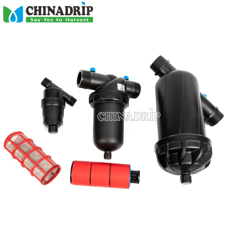 agricultural durable plastic drip irrigation system 120 mesh hydraulic water disc/screen irrigation filter