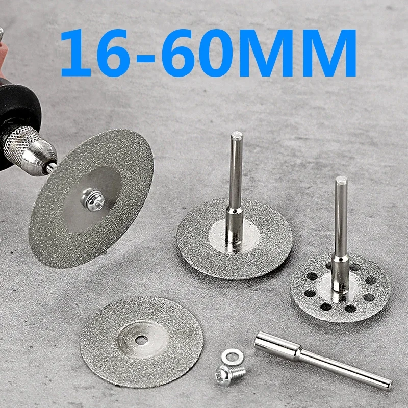 16-60MM Ultra-thin Double Sided Sand Porcelain Diamond Cutting Disc Mandrel Diamond Disc Polishing Grinding Tools