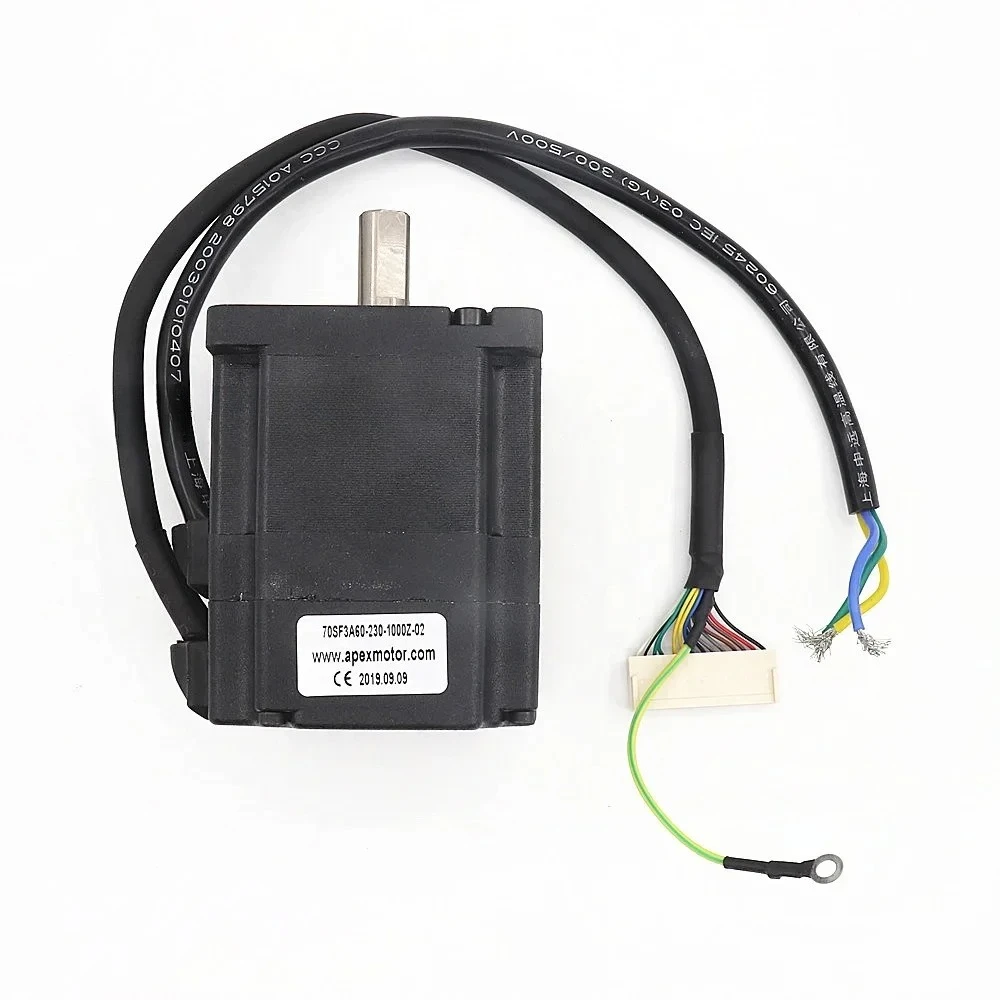 2025 Good Quality Chinese One Head Embroidery Machine Spare Parts APEX Main Shaft Servo Motor 70SF3A60-230-1000Z-02 70SF90-JW01