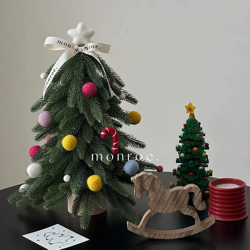 

Christmas Tree Ornaments Home Decorations Christmas Gifts Atmosphere Simulation Green Plants