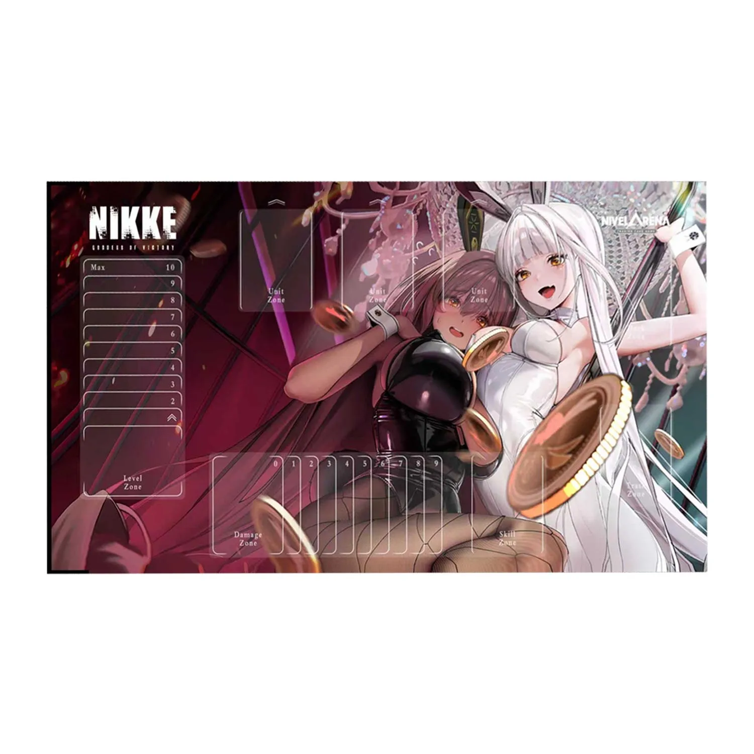 

600X350X2Mm Diy Goddess Story Nikkeds Card Battle Mat Tcg Single Player Board Game Card Battle Card Pad Anime Card Gift Toy