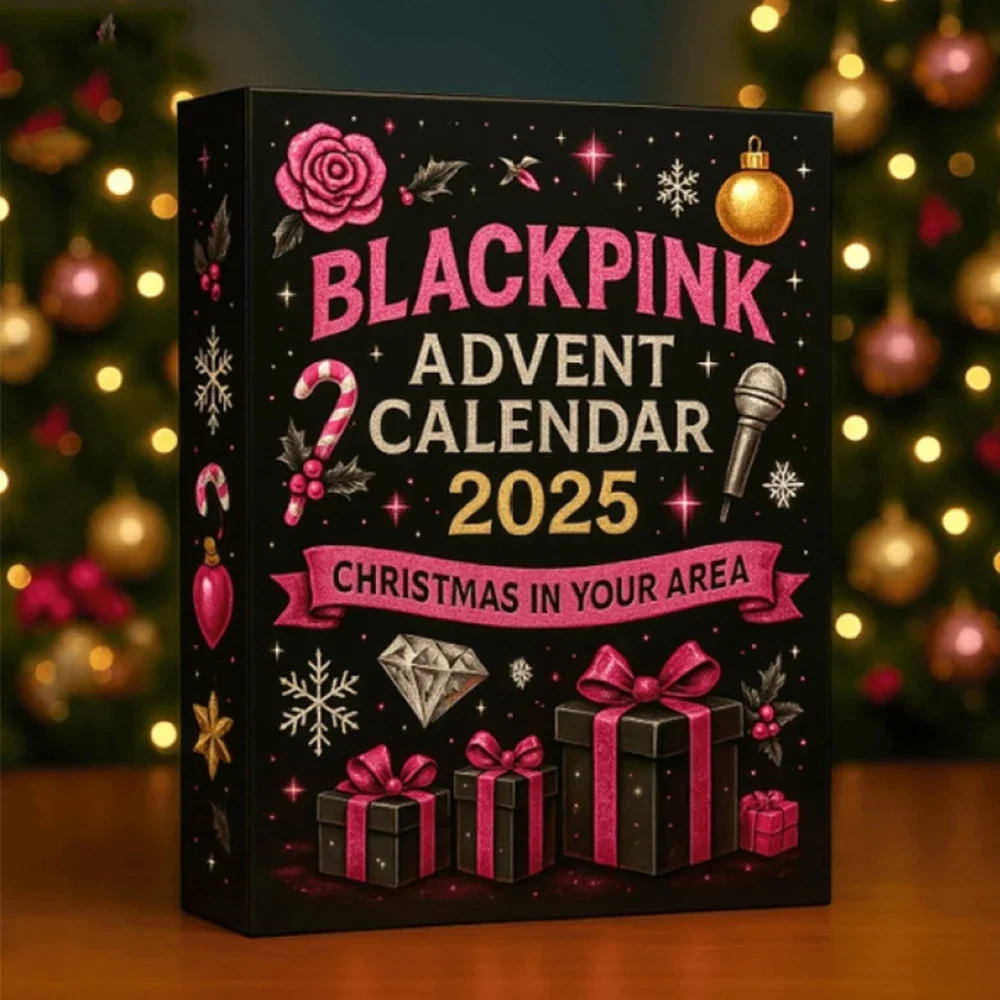 Hot BlackPink  Advent Calendar Doll Christmas Atmosphere Decorative Gifts 2026 New Year 24 Days Countdown Surprise Blind Box