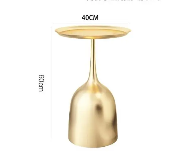 القهوة الجداول Luxury Creative Small Coffee Table Living Room Sofa Round Table Side Table Bedside Marble Corner Table Nano Gold