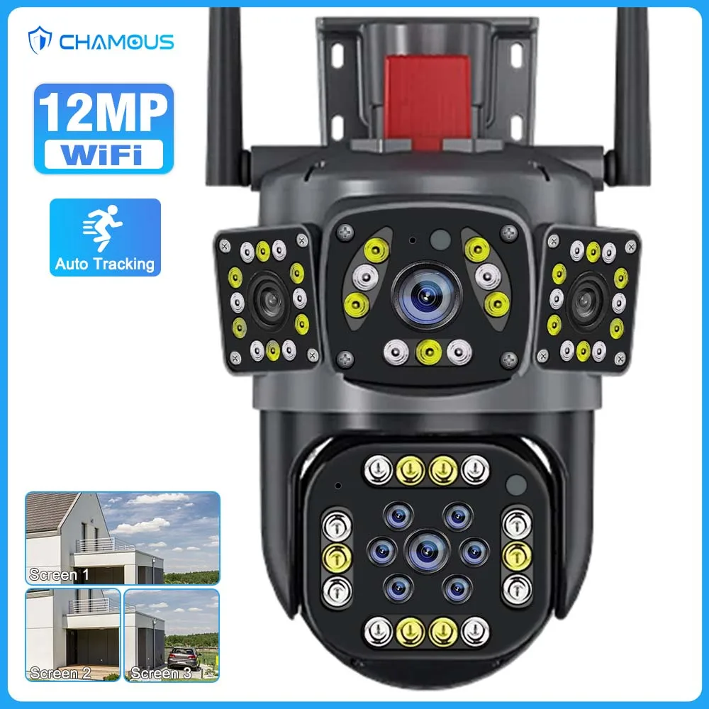 مراجعة تفصيلية للكاميرا IP CamHi 5MP مع دعم التتبع التلقائي والصوت والفيديو عالي الدقة