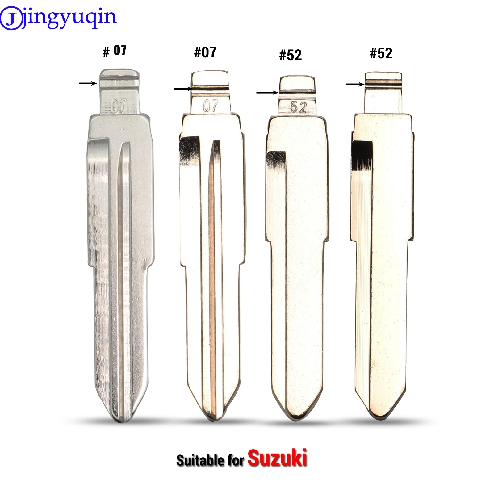jingyuqin Replacement 1p no.52 no.7 Car Key Ucut Blade #7 #52 For Suzuki Grand Vitara Ignis Liana Samurai Swift Sx4 S-Cross