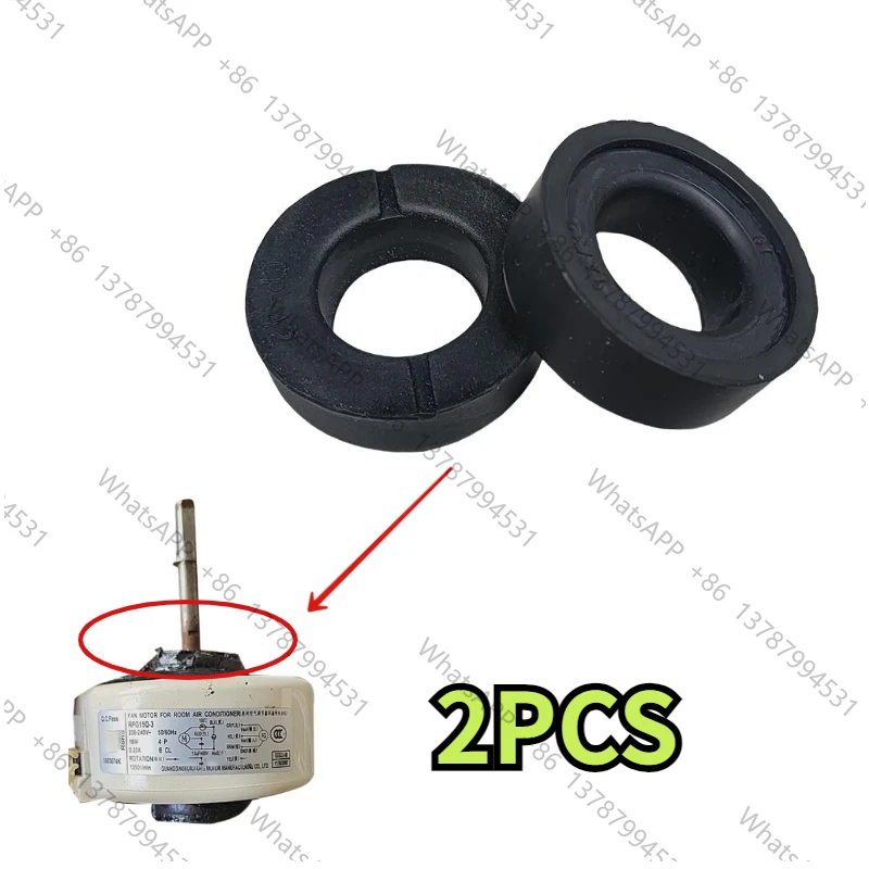 2Pcs Rubber gasket for indoor motor rubber shock absorber pad for air conditioner