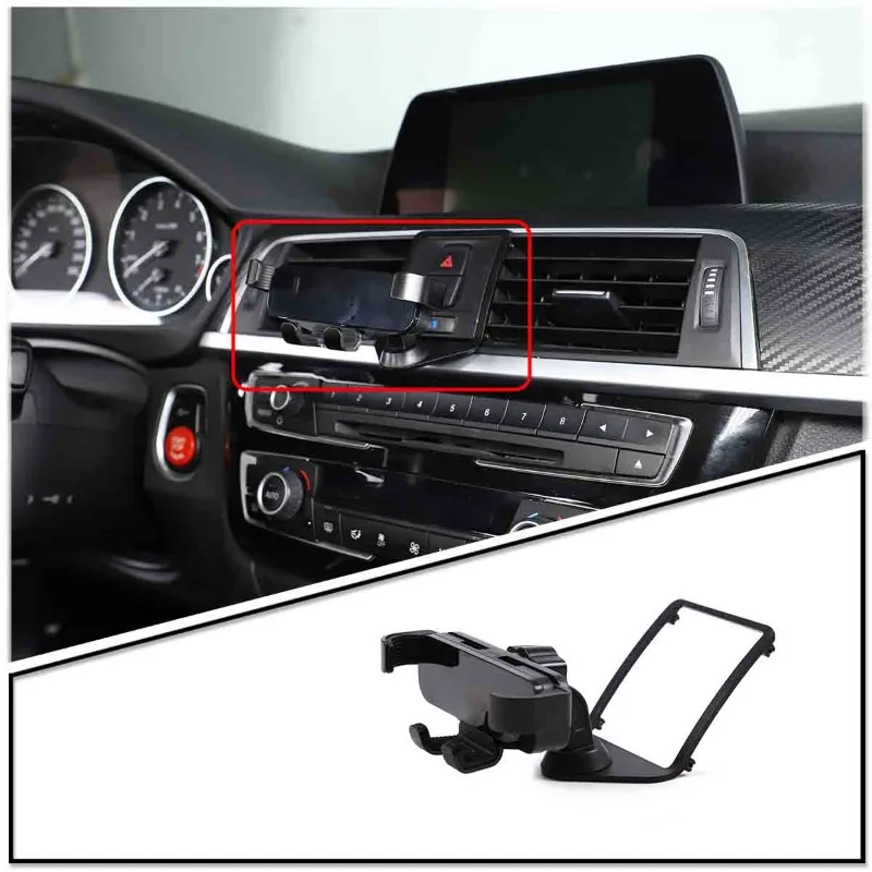 

Aluminum Alloy For BMW 3 Series/4 Series/1 Series/2 Series Phone Holder GPS mount Car Accessories