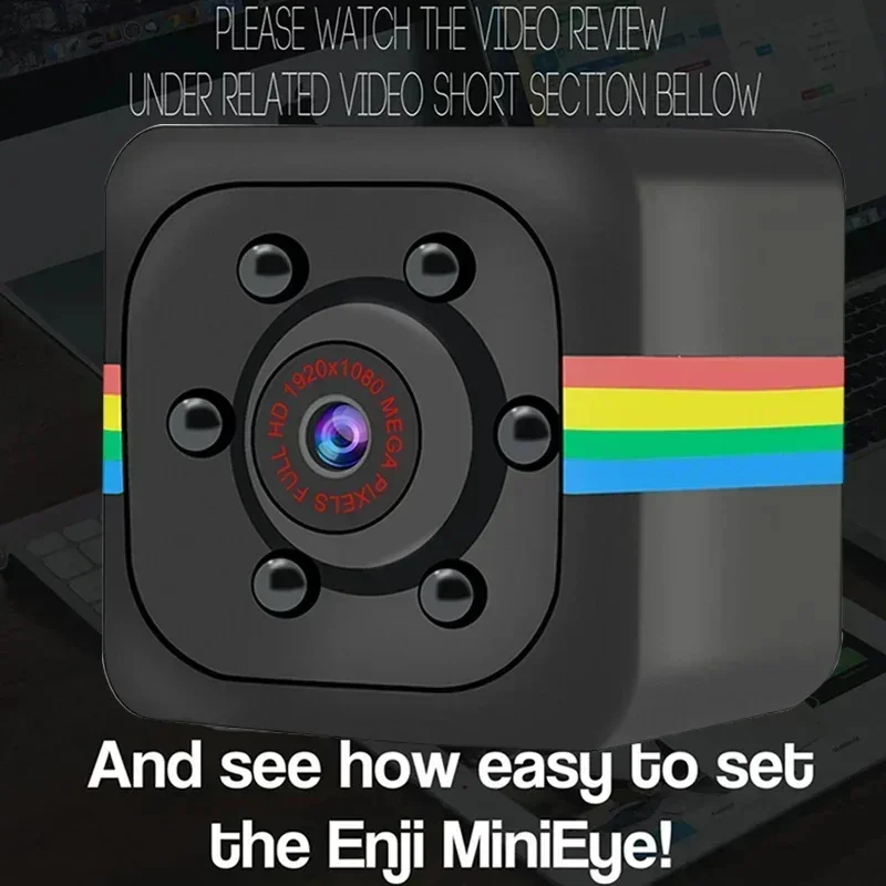 كاميرا صغيرة SQ11 عالية الدقة 1080 بكسل بمستشعر حركة كاميرا فيديو DVR Sport DV كاميرا صغيرة #4