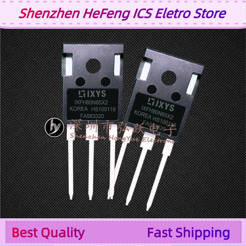 10PCS -20PCS IXFH80N65X2 TO-247   650V 80A   Fast Shipping Quality Quick Delivery
