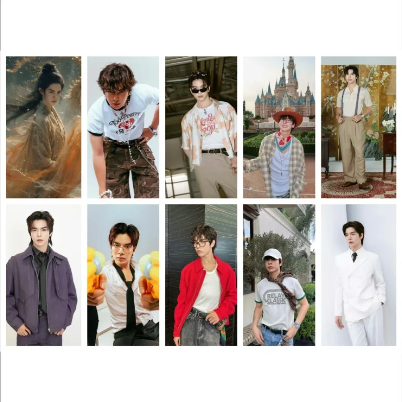 10 pc/set billybabe hd cartaz cartão adesivos tv tailandesa intercambiável o sinal drama fedoras foto ônibus refeição telefone notebook diy adesivo