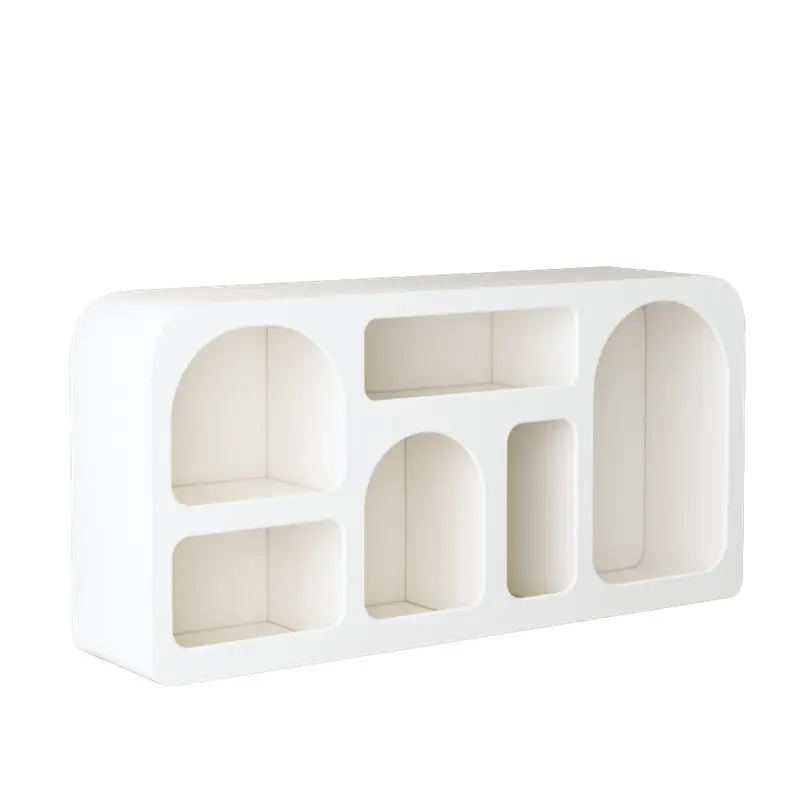 

Living room shelves, floor-to-ceiling display cabinets, white product display cabinets, French bookcases