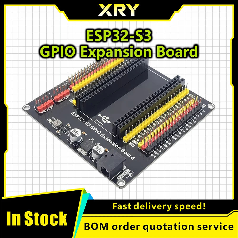 XRY lacas de expansión ESP32-S3 GPIO Pines IO digitales Placas de desarrollo ESP32 IOT alimentadas por CC IoT development board