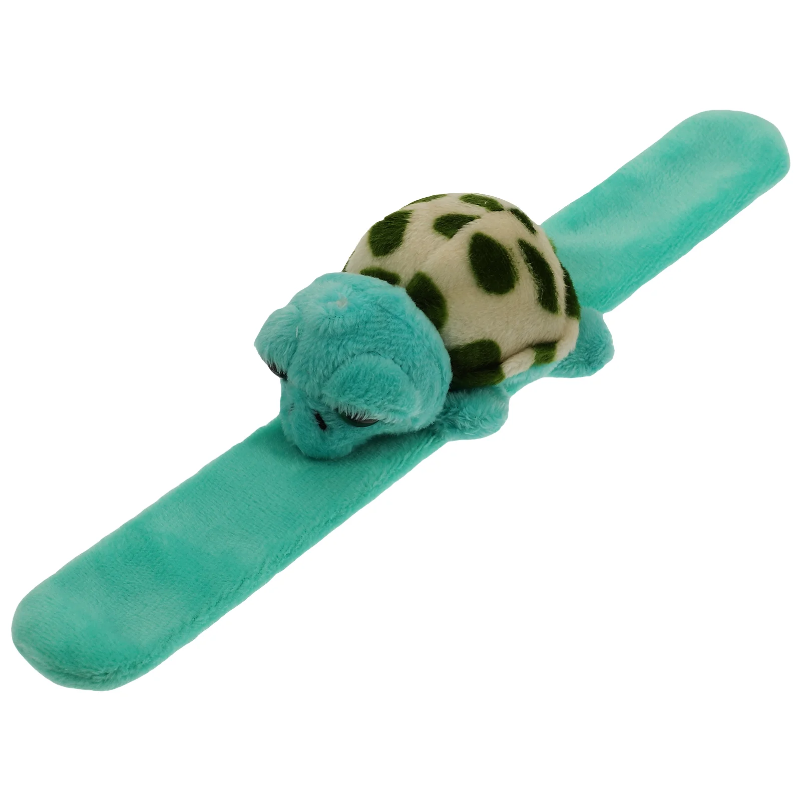 Bracelet à claquettes de tortue de dessin animé, bande à claquettes d'animaux en peluche, Hugger, fournitures de fête