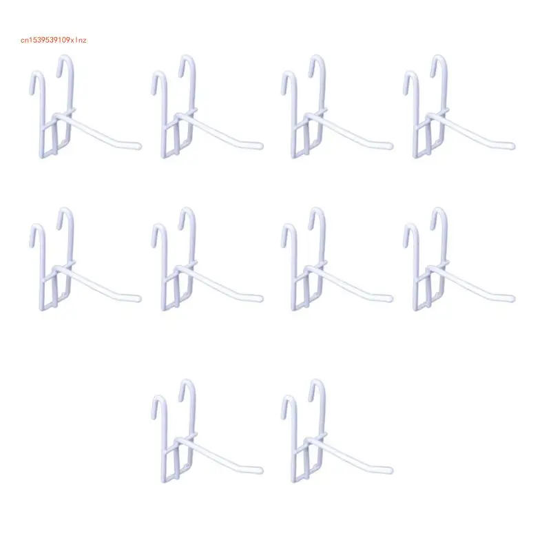 

10pcs Stable Iron Store Jewelry Hooks for Commercial Use Wall Bracket Hook