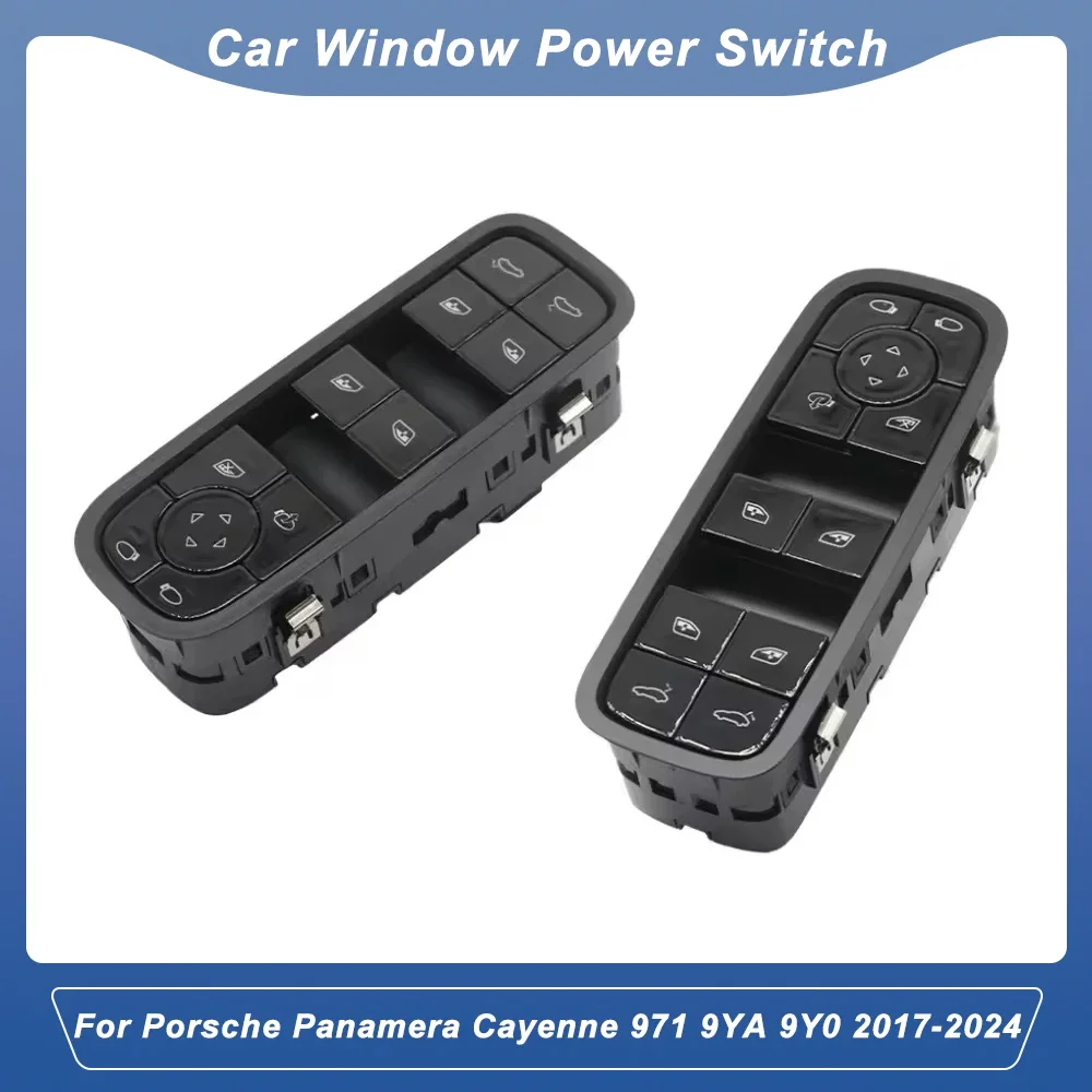 

Car Electric Master Power Window Switch Control Lifter Regulator Button For Porsche Panamera Cayenne 971 9YA 9Y0 2017-2024