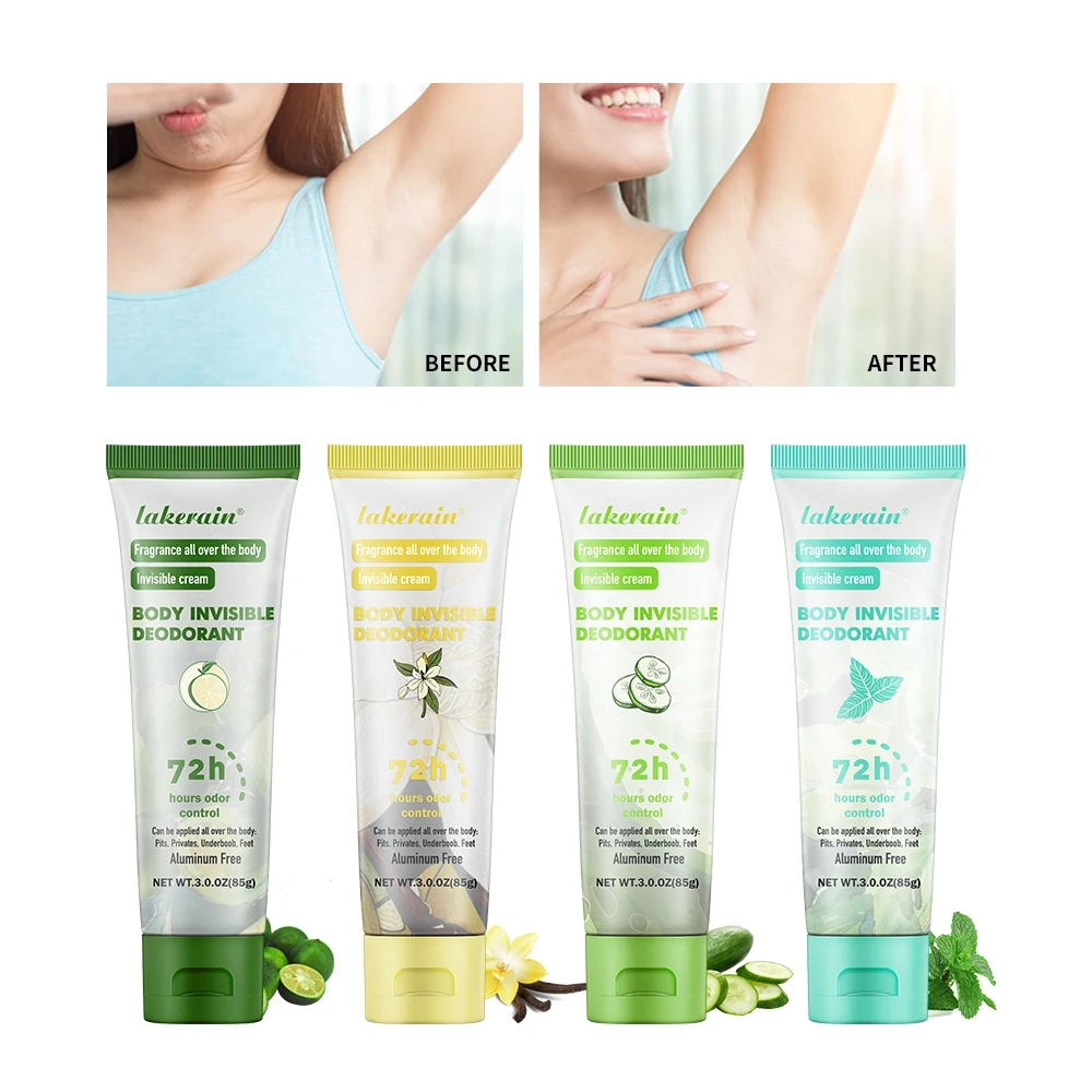 Mint Fragrance Deodorant Cream Long Lasting Oder Control Deodorant Cream Armpit Refreshing Antiperspirant Full Body Deodorizatio