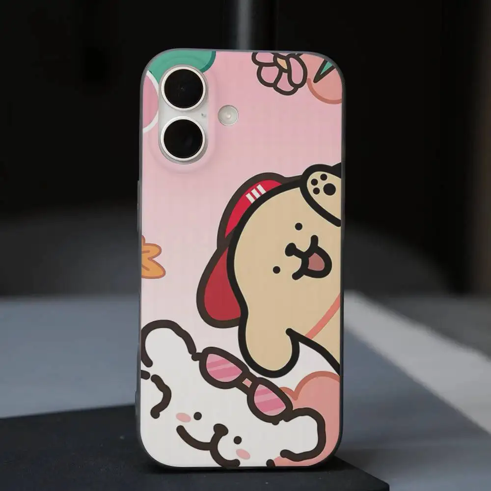 Maltese Lijn Hond Telefoon Case Voor IPhone 11 12 13 14 15 16 17 Pro Max PLUS Pro Wave Gegolfd siliconen Case