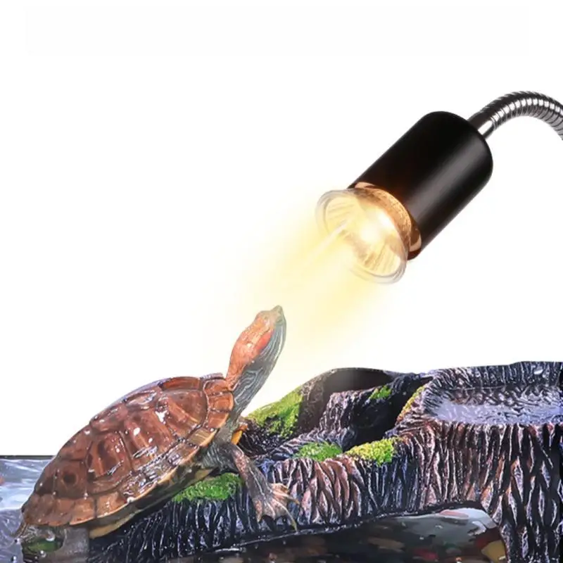 Household 50/75W UVA UVB Light Basking Spot Light Simulated Sunlight Reptile Heat Lamp For Turtle Lizard Dimmable Heating Lamp