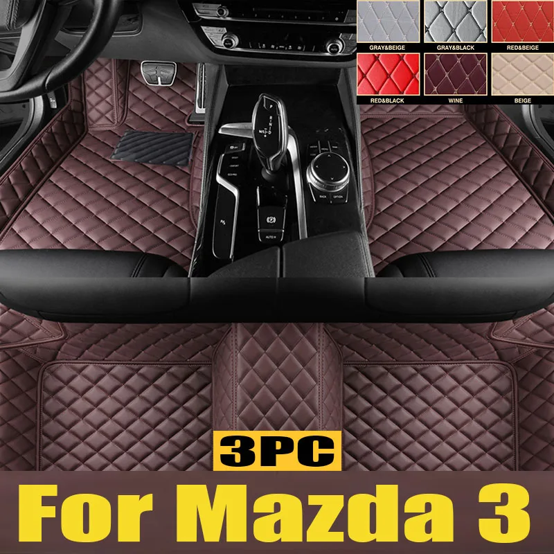 

For Mazda 3 2019 2018 2017 2016 2015 2014 Axela Car Floor Mats Carpets Covers Auto Waterproof Foot Pads Interior trunk mat