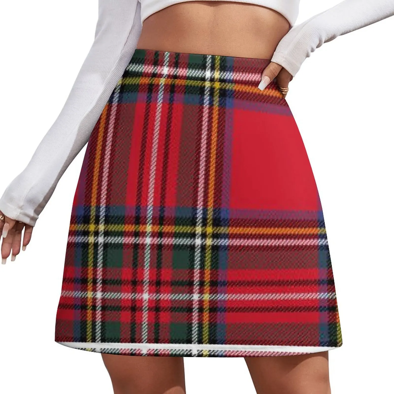 

Tartan Texture Mini Skirt Women's summer skirt luxury evening dresses 2026 cosplay