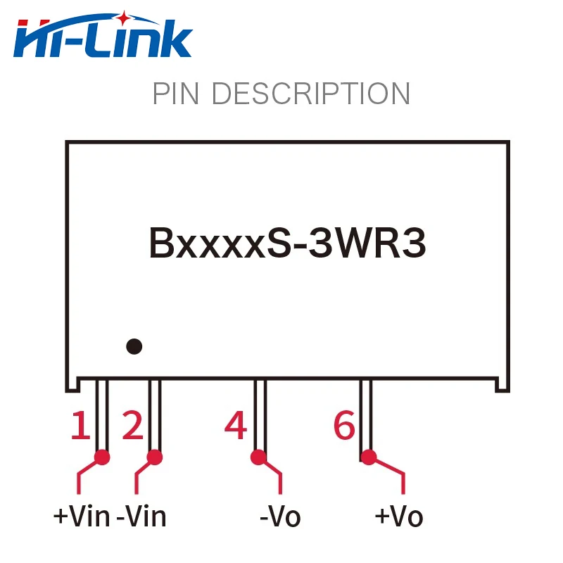 Imagem -03 - Hi-link-módulo de Alimentação de Tamanho Pequeno dc 3w 5v a 3.3v 5v 9v 12v 15v 24v dc sem Alimentação 10 Unidades Lote