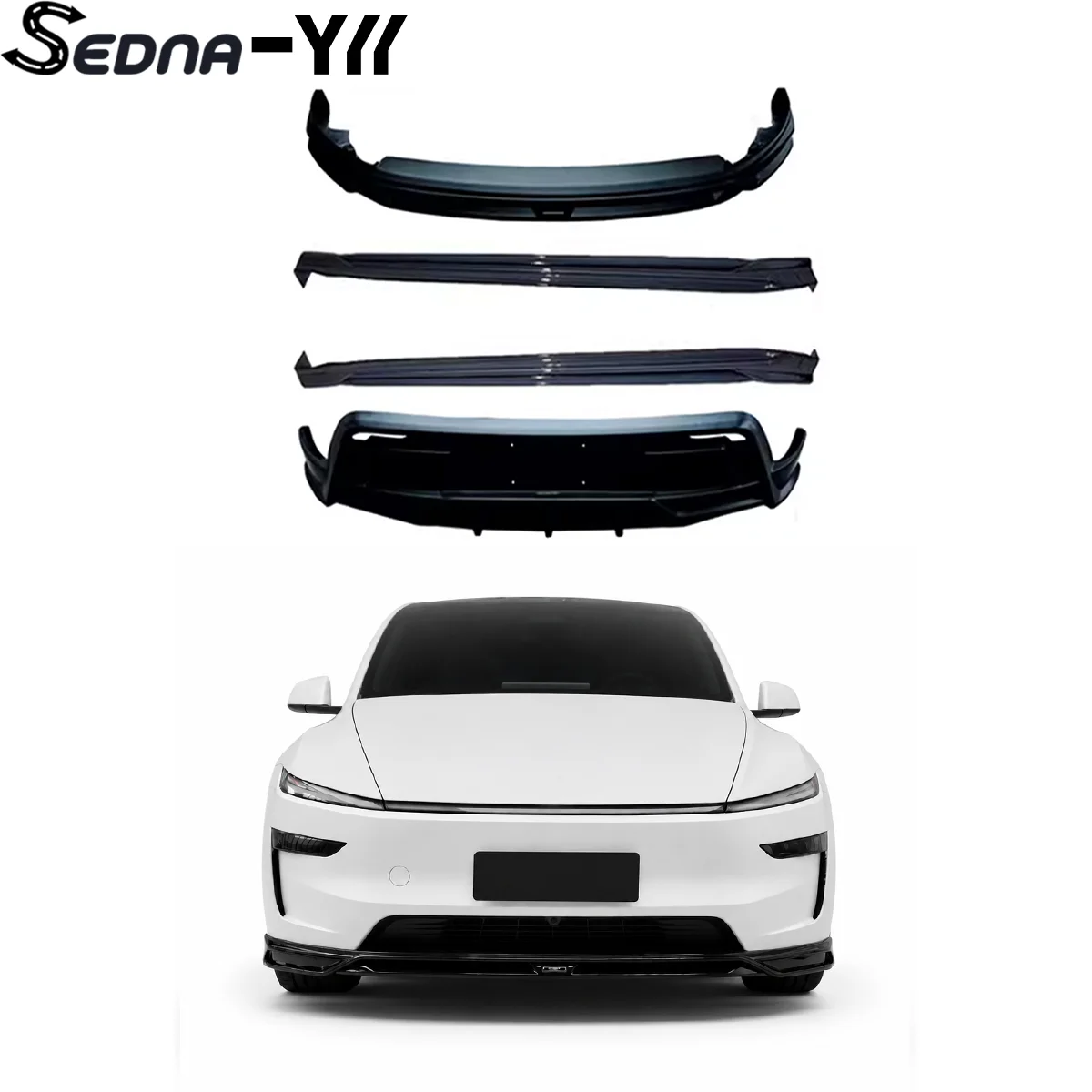 Tesla Model YL用 ボディキット グロスブラック 特別割引