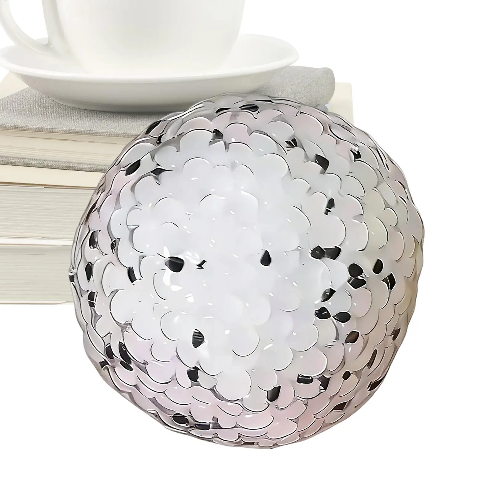 Sesame Rice Ball Handmade Squishy Toy Soft Transparent Stress Ball Stretchable Fidget Toy Relieve Anxiety Toys for Adult Gift