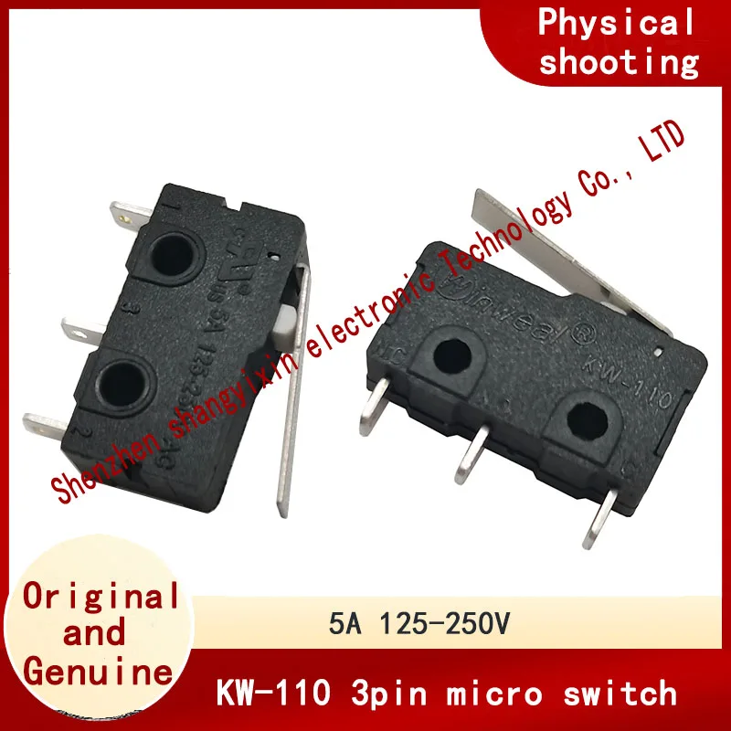 KW-110 Microswitch 3 pin 5A125/250V travel limit detection reset touch button