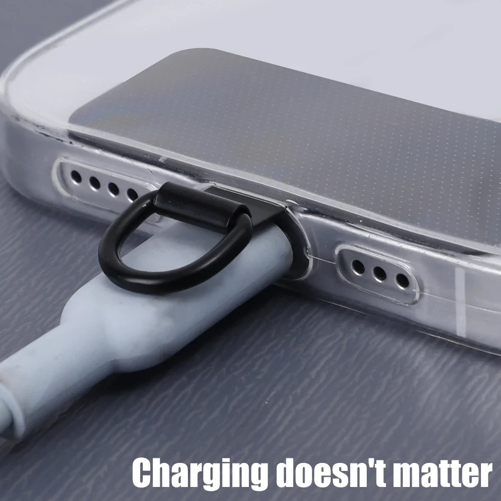 Detachable Metal Mobile Phone Lanyard Card Patch Anti-lost Strong Cellphone Strap Hang Cord Tabs for IPhone Samsung Xiaomi - náhled 6