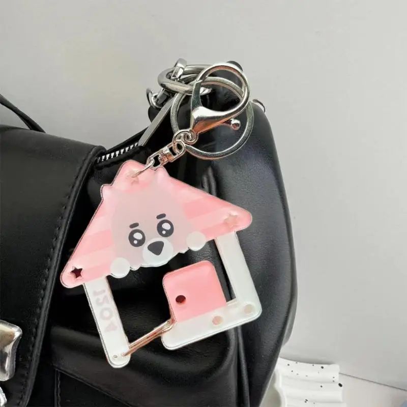 2025 سحر كرتون نابض بالحياة جديد لملحقات الحيوانات الأليفة الملحقات Carabiner Keychain للمغامرات اليومية #2