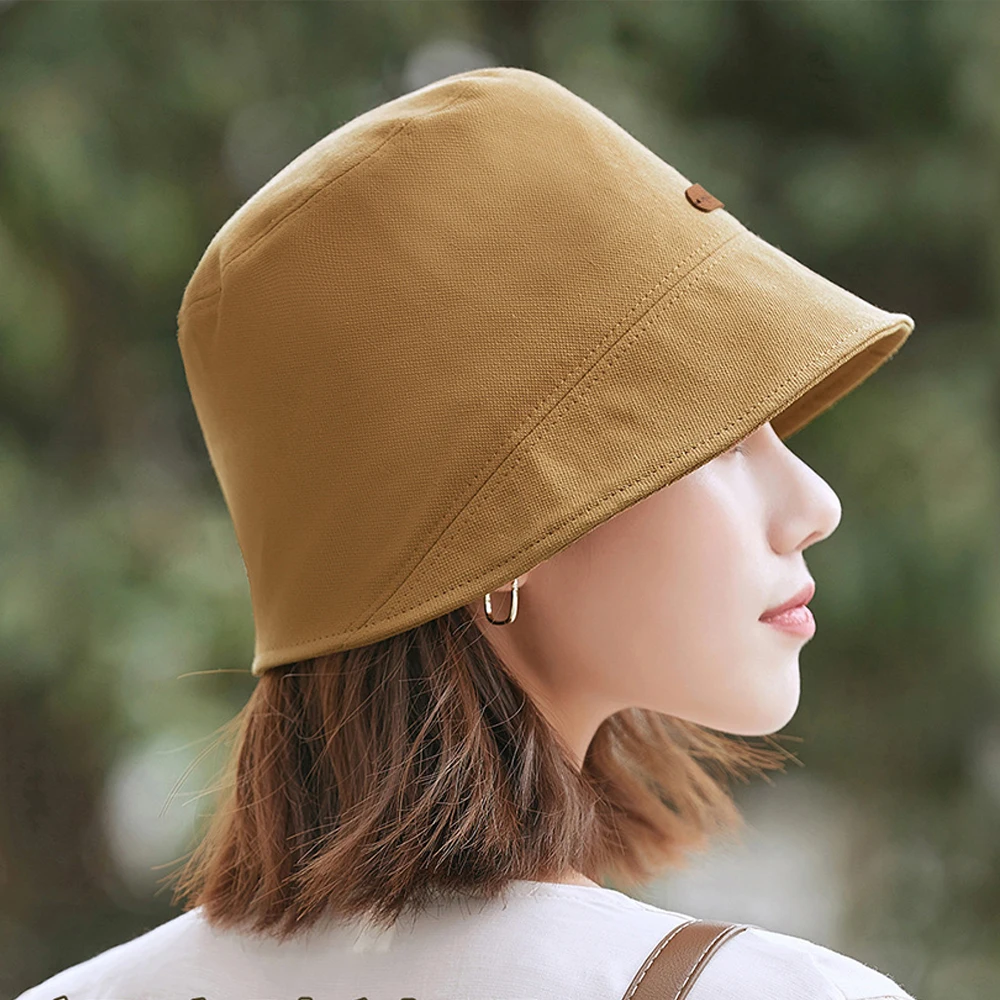 Autumn Winter Knitted Hat Windproof Bucket Hat For Women Fisherman Hat Versatile Fashion Outdoor Warm Panama Cap Ear-flap Hat