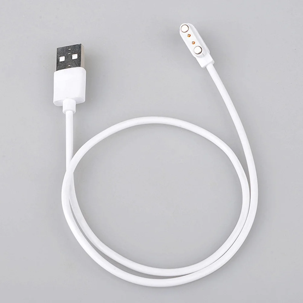 

2Pcs Magnetic Smart Watch Charging Cable Universal Replacement Cable Fast Secure for 2 Pin 40mm Wristbands USB Cord