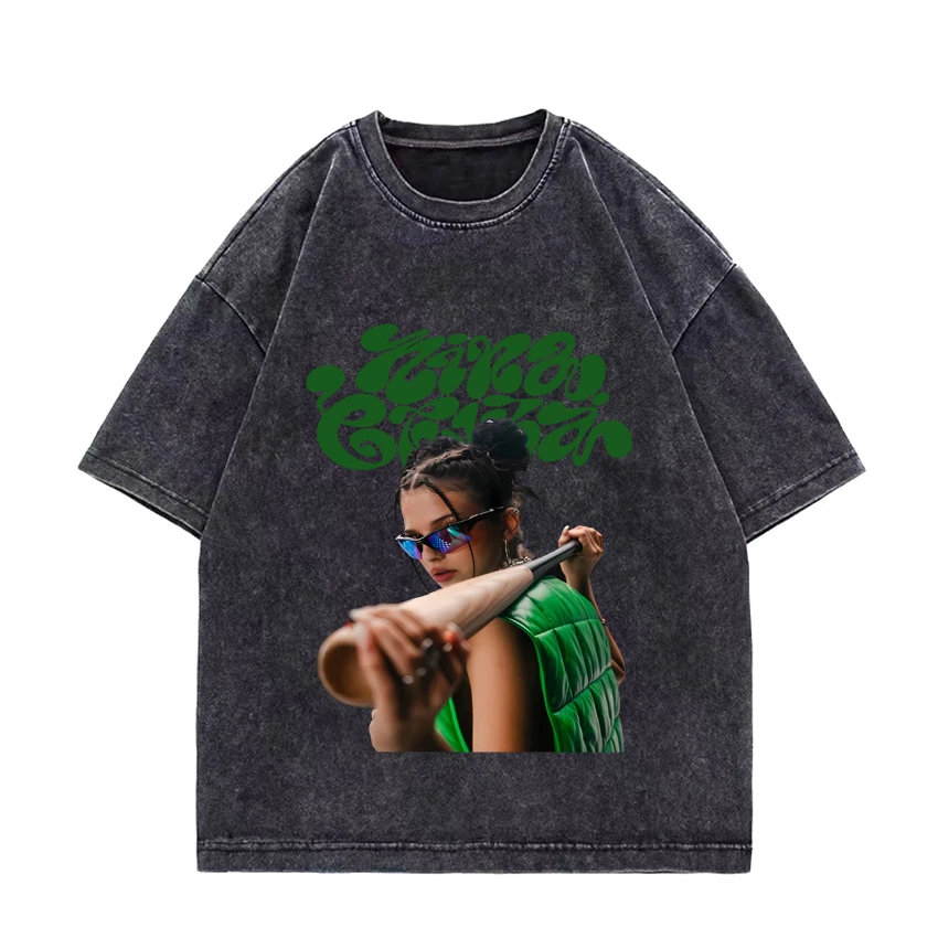 

Vintage Style Nina Chuba Classic graphics Vintage washed T shirts Men Women fashion streetwear short sleeve Cotton Unisex shirt