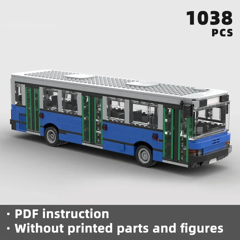 

retro classic intercity bus speed champions bricks city car blocks public transport vehicle moc vintage display unique klocki