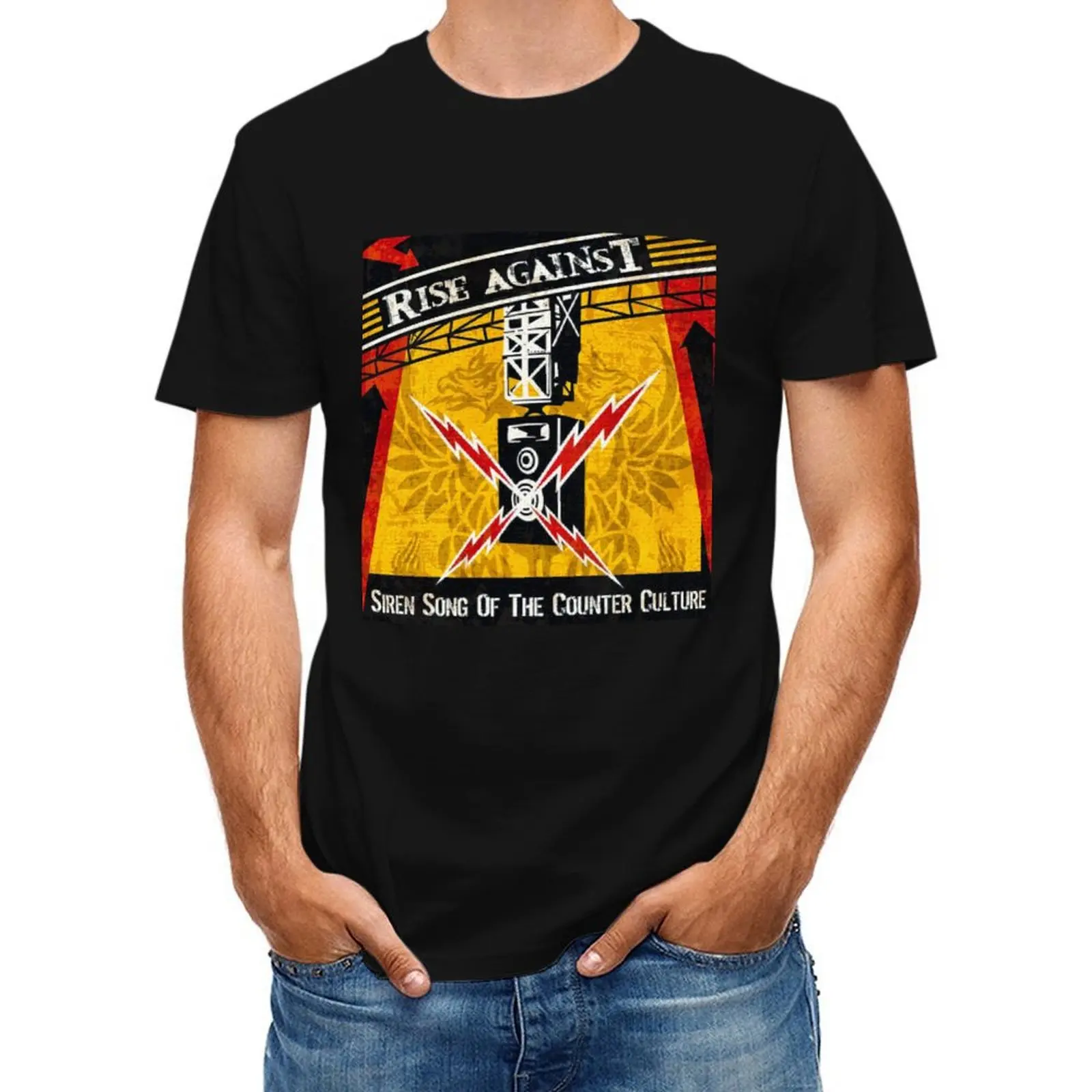

Rise Against siren T-Shirt boys whites shirts graphic tees new edition t shirts for men