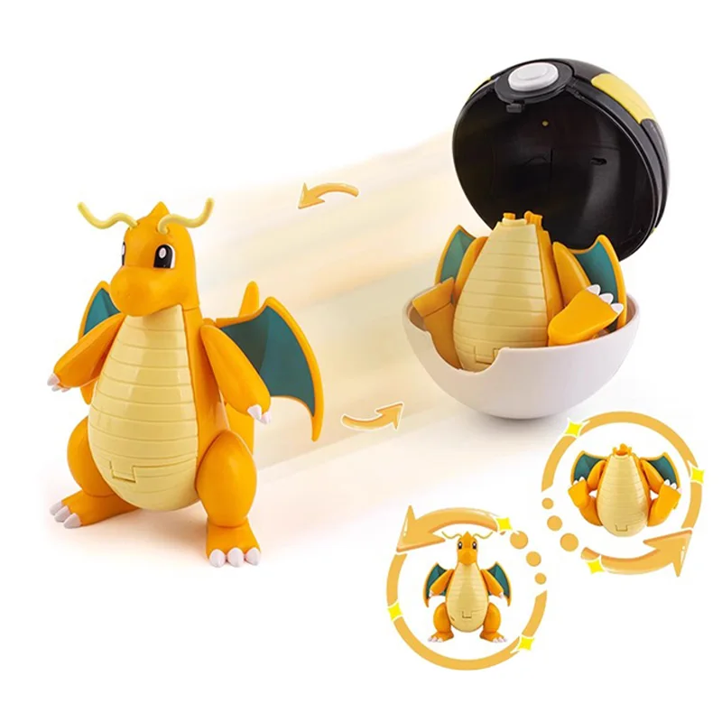 Pokemon Figur Dragonite Gengar Mew Snorlax Lapras Pokeball Elf Ball Verformung Spielzeug Pikachu Monster Pädagogische Puppe Kinder Geschenk – Detail 20