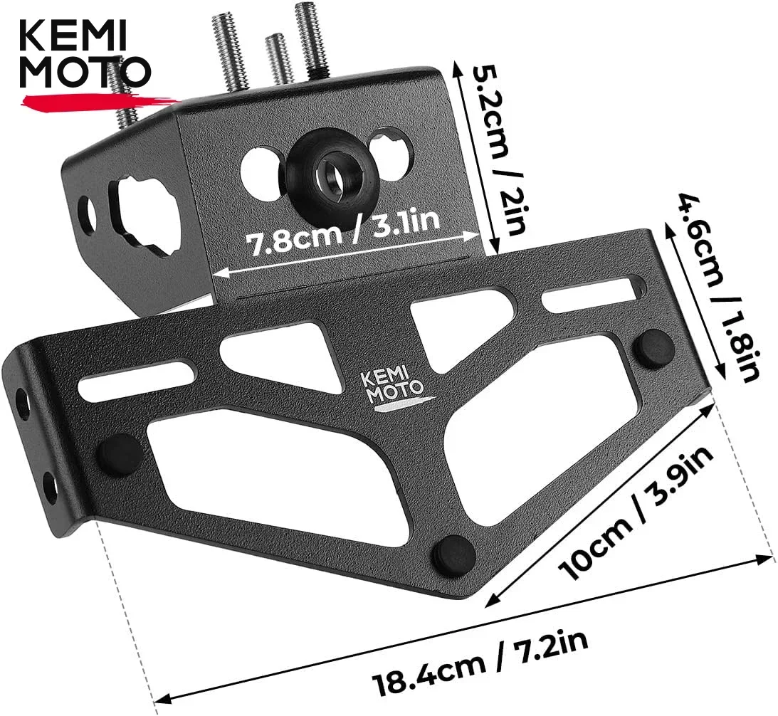 

For Kawasaki Ninja 400 Z400 2018-2023 KEMIMOTO Registration Plate Holder Fender Eliminator Ninja400 Z-400 License Plate Bracket