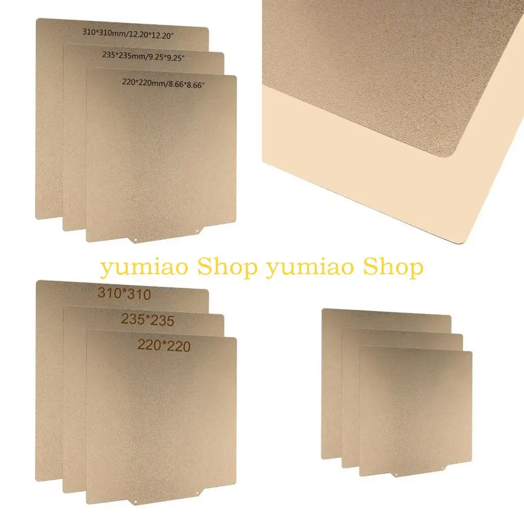 

587B Printer Printing Panel Double-sided Pei Powder Hot Bed Spring Steel Plate Hot Bed Film Optional Size