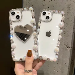 Rhinestone Case for iPhone 15 Pro Max 14 13 Pro 12 11 Pro Max Xs Max XR 8 7 Plus SE 2020 2022 Case Diamond Phone Cover Sunjolly