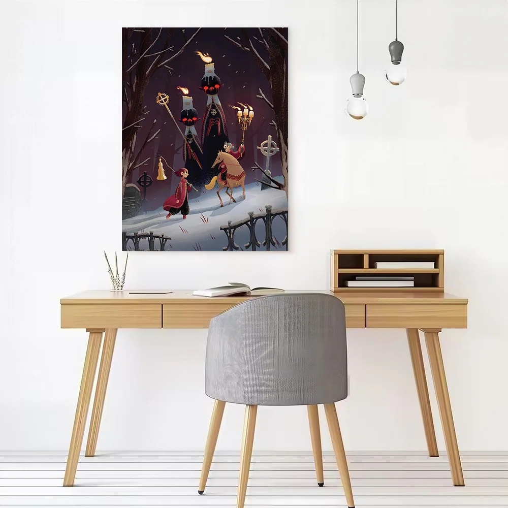 Just as Scared of Us Canvas Wall Art Poster Personalized Photo Printing Perfect Gift for Bedroom Decoration Decorative Paintings