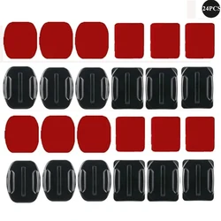 Curved Flat Adhesive Mounts Sticker Mount for GoPro Go Pro Hero 12 11 10 9 8 Xiaomi Yi 4K SJCAM Helmet Action Camera Accessories