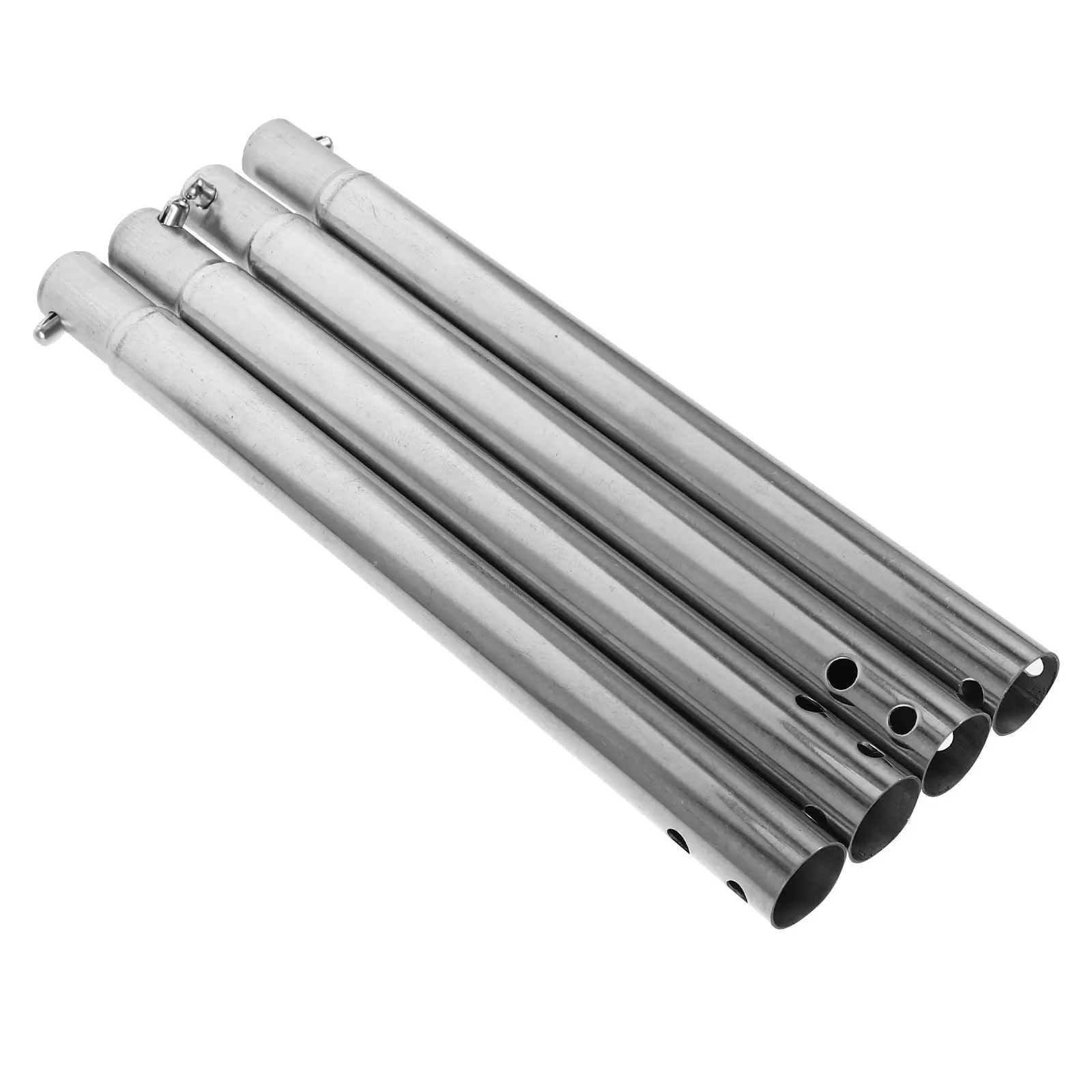 4Pcs Firewood Stove Leg Stainless Steel Replacement Legs Detachable Heavy Duty Extender Foot Raised Platform Outdoor Camping